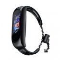 Replacment metal band bracelet strap for Xiaomi Mi Band 6 / 5 / 4 / 3 black Replacment metal band bracelet strap for Xiaomi Mi Band 6 / 5 / 4 / 3 black