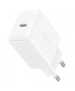 EU Plug PD 20W Fast Charger Type-C Charger White
