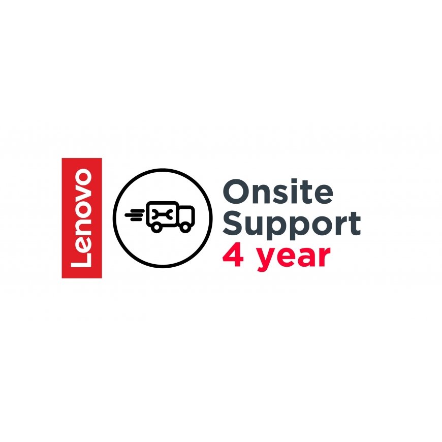 Lenovo 4 Year Onsite Support (Add-On) 1 лицензия(и) 4 лет