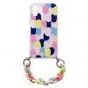 Color Chain Case gel flexible elastic case cover with a chain pendant for Samsung Galaxy A22 4G multicolour (1) Color Chain Case gel flexible elastic case cover with a chain pendant for Samsung Galaxy A22 4G multicolour (1)