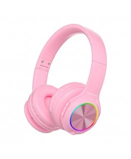 Wireless Headphones for kids PowerLocus PLED (pink)