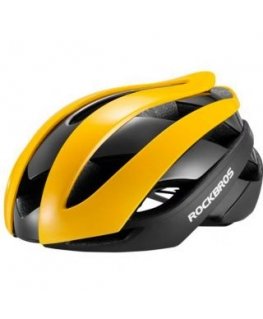 Rockbros 10110004006 bicycle helmet, size M - yellow and black