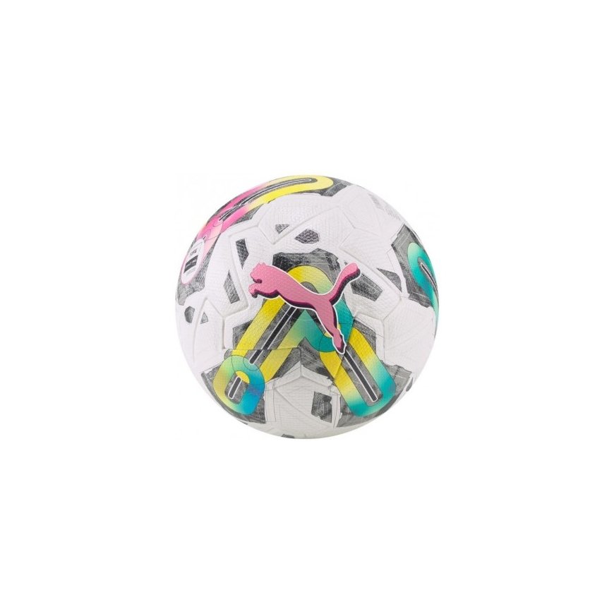 Puma Orbita 1TB jalgpall valge-roheline-roosa 83774 01