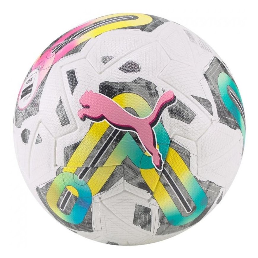 Puma Orbita 1TB jalgpall valge-roheline-roosa 83774 01 – 2