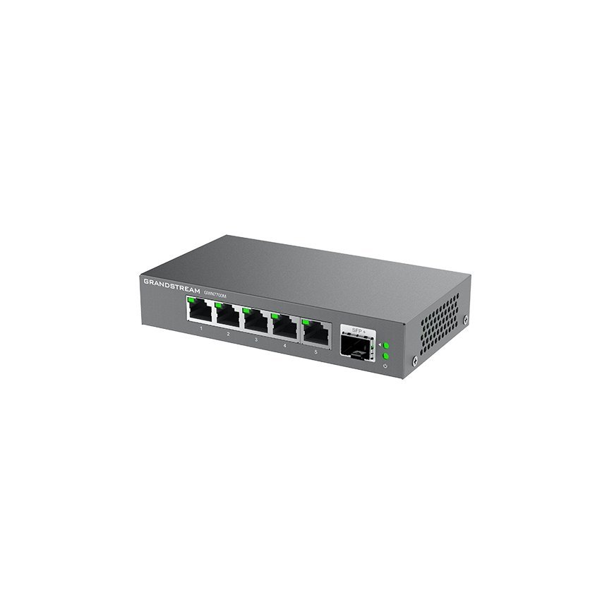 Grandstream Networks GWN7701P сетевой коммутатор Неуправляемый Gigabit Ethernet (10/100/1000) Питани – 2