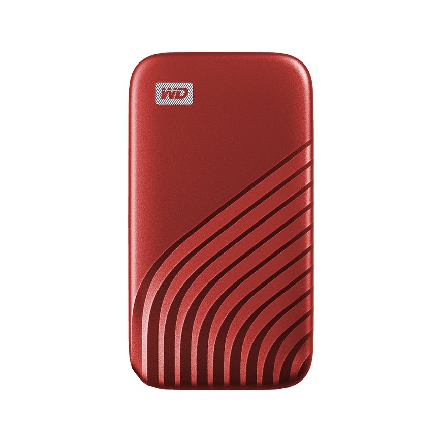Western Digital My Passport 2 TB USB Type-C 3.2 Gen 2 (3.1 Gen 2) Punainen