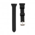 22mm T-buckle Silicone Loop Watch Strap (130mm M/L) Black