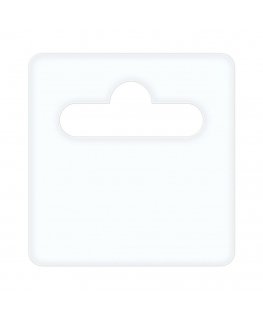 Euro pendant 50x50 mm premium with rubber glue 1000 pcs/roll (0.35 mm foil)