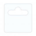 Euro pendant 50x50 mm premium with rubber glue 1000 pcs/roll (0.35 mm foil)