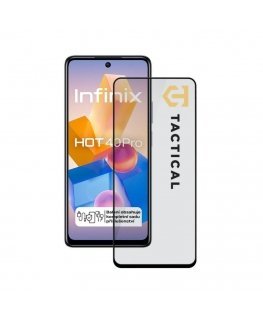 - Tactical Glass Shield 5D for Infinix Hot 40 Pro Black
