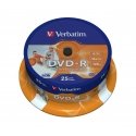 Verbatim 43538 neįrašytas DVD diskas 4,7 GB DVD-R 25 vnt Verbatim 43538 neįrašytas DVD diskas 4,7 GB DVD-R 25 vnt