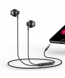 Earphone 3.5mm With Microfone Black