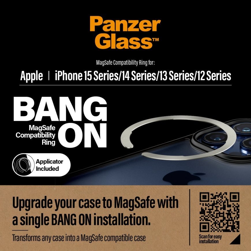 PanzerGlass ® Bang On MagSafe Compatibility Ring for 15 | 14 | 13 | 12 – 5