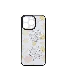 Apple iPhone 15 Silicone case Design pompom Purin Transparent Orange