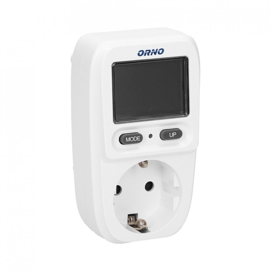 ORNO OR-WAT-419(GS) wattimittari Valkoinen Sisäänrakennettu näyttö LCD 200 - 276 W – 3
