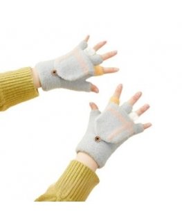Women's/children's winter phone gloves - gray