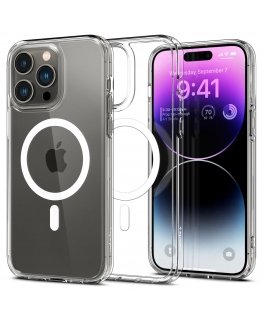 Spigen ACS04825 чехол для мобильного телефона 17 cm (6.7") Крышка Прозрачный, Белый