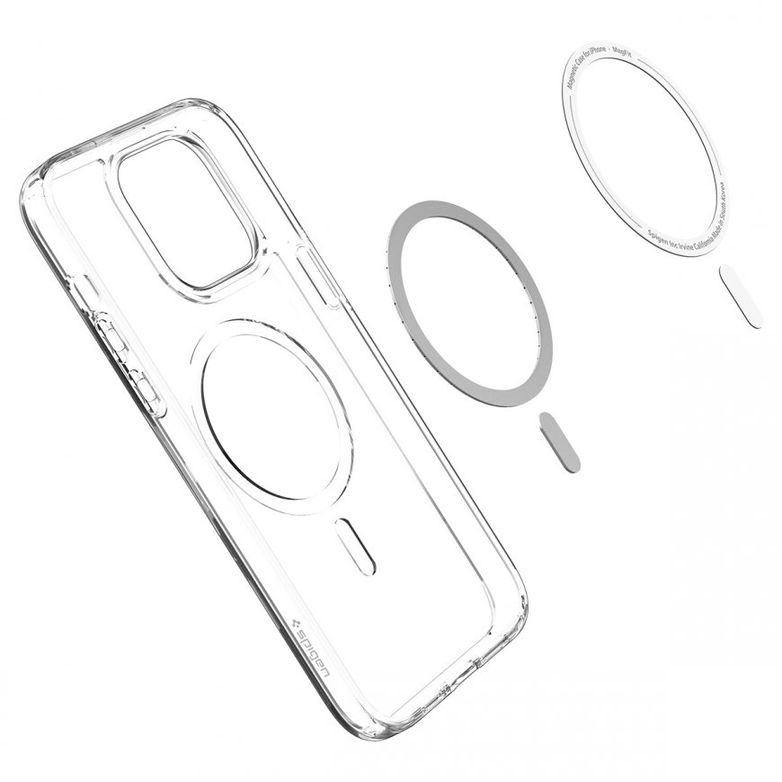 Spigen ACS04825 чехол для мобильного телефона 17 cm (6.7") Крышка Прозрачный, Белый – 4