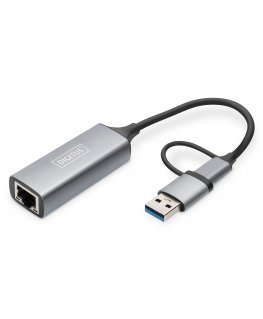 Digitus DN-3028 kaabli soomuutja USB-C USB 3.1 RJ-45 Hall