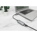 Digitus DN-3028 гендерный адаптер USB-C USB 3.1 RJ-45 Серый