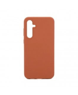 Samsung Galaxy S23 FE Premium Soft Touch Silicone Case Saddle Brown