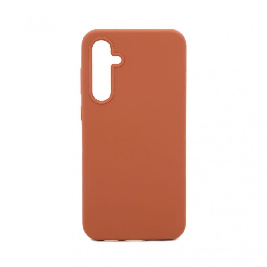 Samsung Galaxy S23 FE Premium Soft Touch Silicone Case Saddle Brown