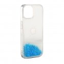 Apple iPhone 11 Silicone Case Water Glitter Blue