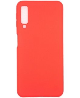 Samsung Galaxy A7 2018 Nano Silicone Case Soft Touch TPU Red