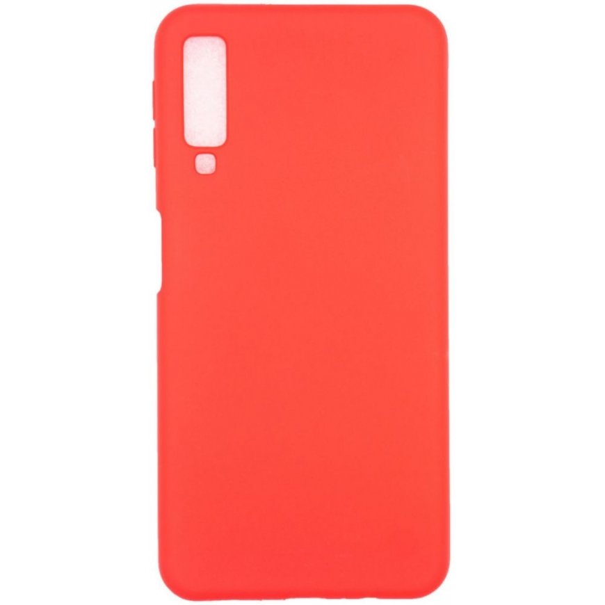 Samsung Galaxy A7 2018 Nano Silicone Case Soft Touch TPU Red