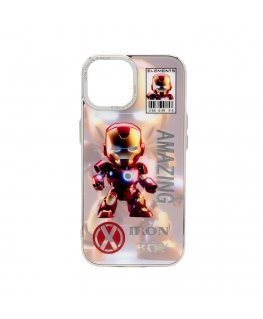 Apple iPhone 14 PC Silicone Case Iron Boy