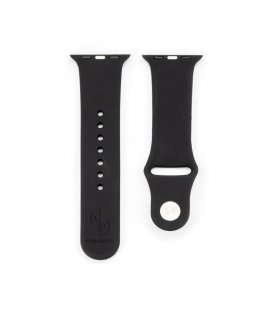 Watch 38/40/41mm Silicone Loop Watch Strap (132mm M/L) Black