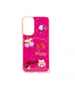 Samsung Galaxy A15 EPOXY CARTOON COVER Rose Red