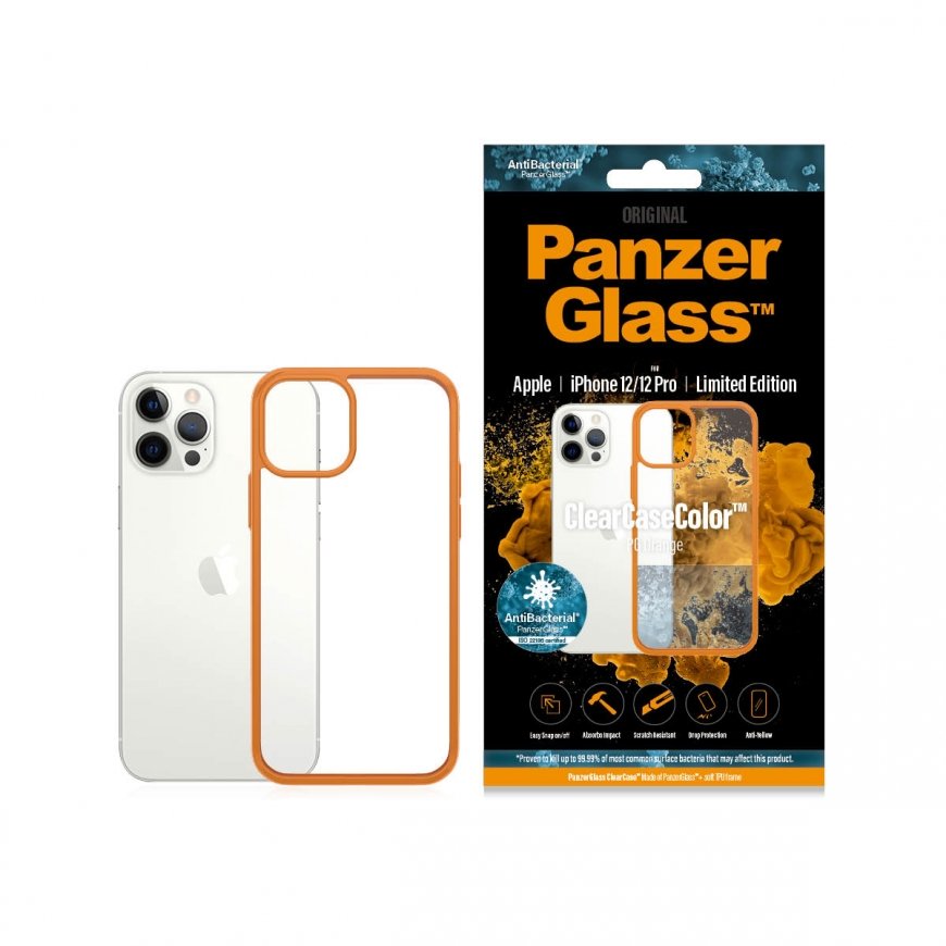 PanzerGlass 0283 matkapuhelimen suojakotelo Suojus Oranssi – 4