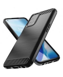 Carbon Case Flexible cover for OnePlus Nord N200 5G black