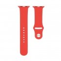 Watch 42/44/45mm Silicone Loop Watch Strap (140mm M/L) Red