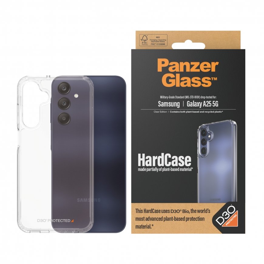 PanzerGlass HardCase with D3O Samsung New A24 5G mobiliojo telefono dėklas Permatomas – 2