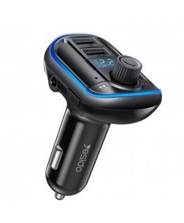Yesido Y44 Bluetooth 5.0 FM / MP3 Transmiteris un Automobiļu Lād
