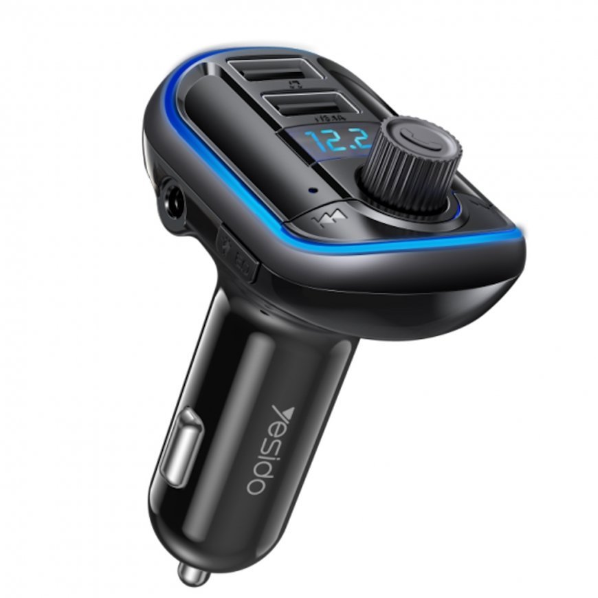 Yesido Y44 Bluetooth 5.0 FM / MP3 Transmitter & Car Charger 2x U