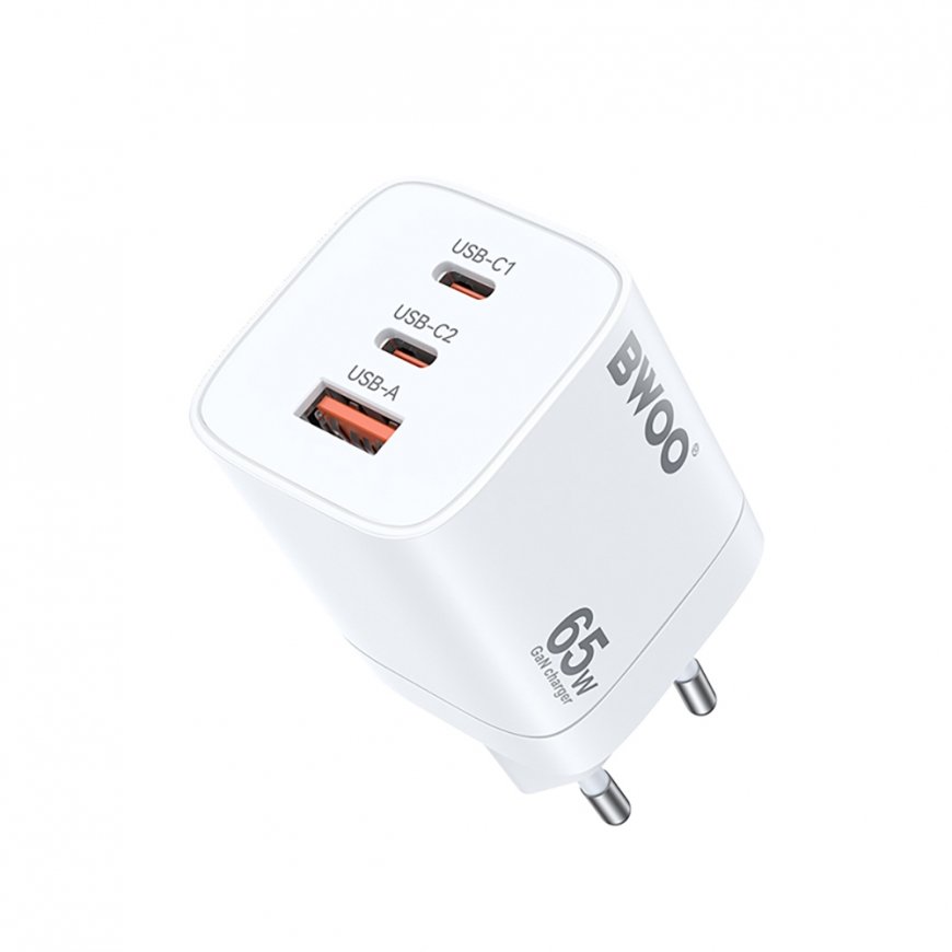 BWOO Fast 65W GaN TRAVEL CHARGER