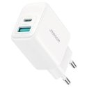 20W Dual-Port (USB A+ USB C) Charger (EU) White 20W Dual-Port (USB A+ USB C) Charger (EU) White