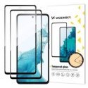Wozinsky 2x Set Super Tough Full Glue Tempered Glass Full Screen with Frame Case Friendly Samsung Galaxy A53 5G Black Wozinsky 2x Set Super Tough Full Glue Tempered Glass Full Screen with Frame Case Friendly Samsung Galaxy A53 5G Black