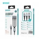 BWOO Fast 3 in 1 USB 3A Charging Cable X274 BWOO Fast 3 in 1 USB 3A Charging Cable X274