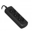Activejet extension cord (3 x UTE 10 A 1.8m black) Activejet extension cord (3 x UTE 10 A 1.8m black)