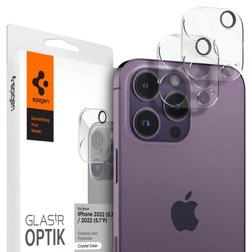 Spigen Glas.tR Optik Kaamera objektiivi kaitse Apple 2 tk