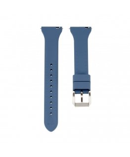 22mm T-buckle Silicone Loop Watch Strap (130mm M/L) Blue