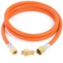 Reduction connection to a tourist gas cylinder G 3/8" L - 7/16" hose 1.5 m Reduction connection to a tourist gas cylinder G 3/8" L - 7/16" hose 1.5 m