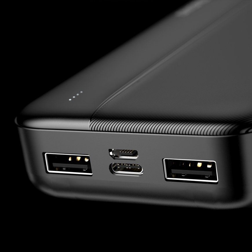 DUDAO powerbank 20000mAh 2xUSB-A 10W black K4S+ Черный – 3