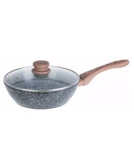 Kaanega pann, alumiinium, hall marmor Ø24cm Kinghoff.