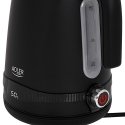 Adler AD 1295b электрический чайник 1 L 2200 W Черный, Нержавеющая сталь