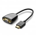 Ugreen 40253 видео кабель адаптер 0,25 m HDMI Тип A (Стандарт) VGA (D-Sub) Черный Ugreen 40253 видео кабель адаптер 0,25 m HDMI Тип A (Стандарт) VGA (D-Sub) Черный